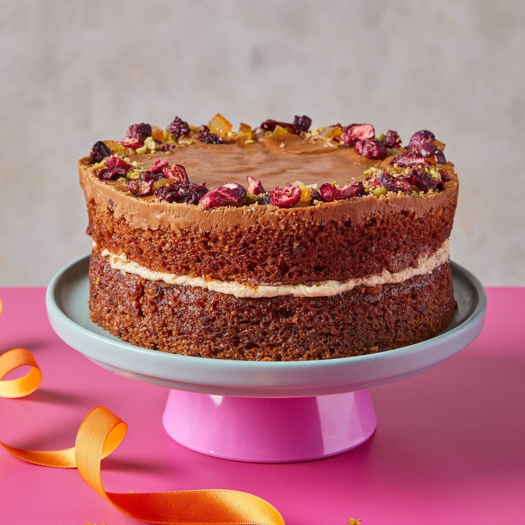 Vegan Spiced Toffee Cake UK Delivery Cutter & Squidge