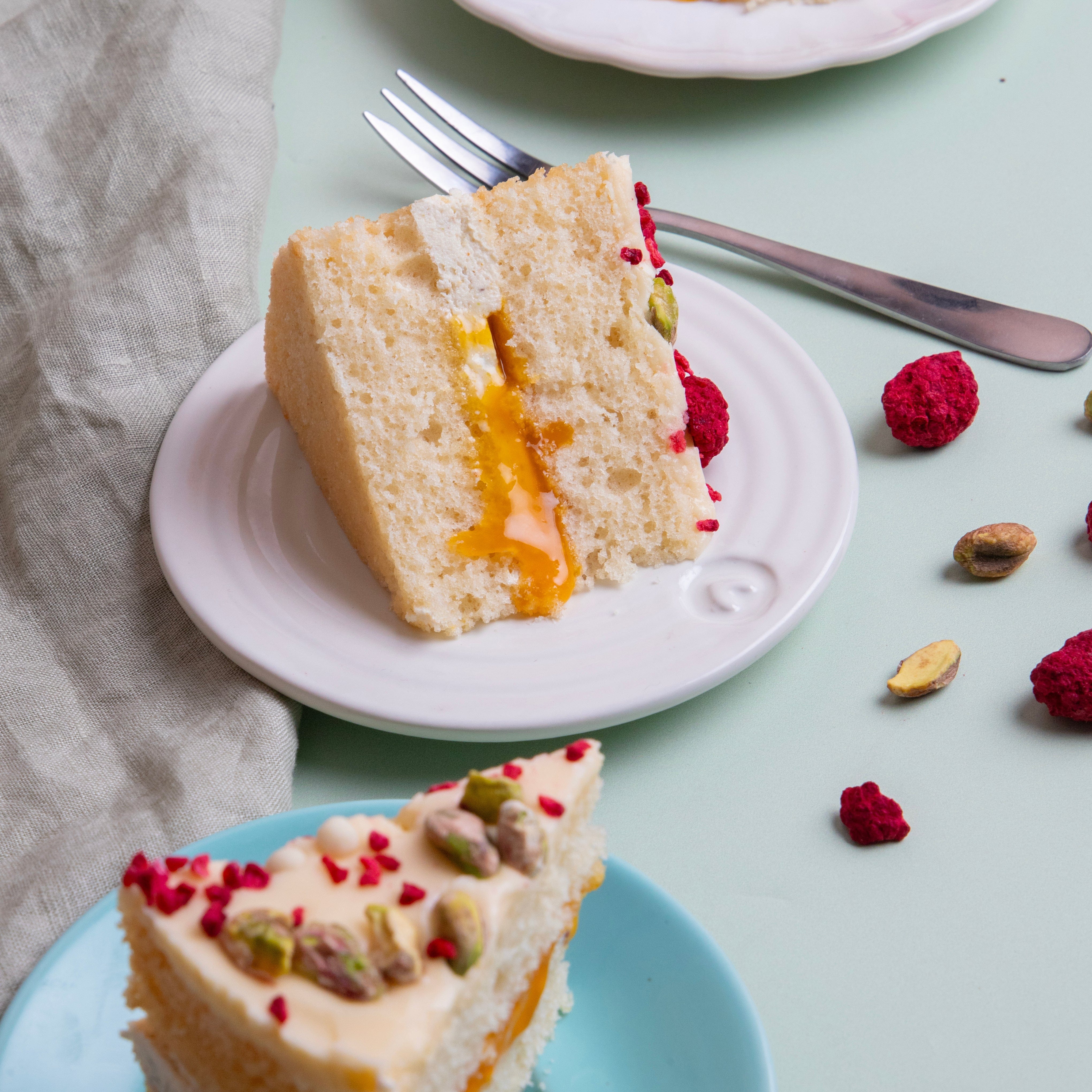 Passionfruit And Pistachio Cake
