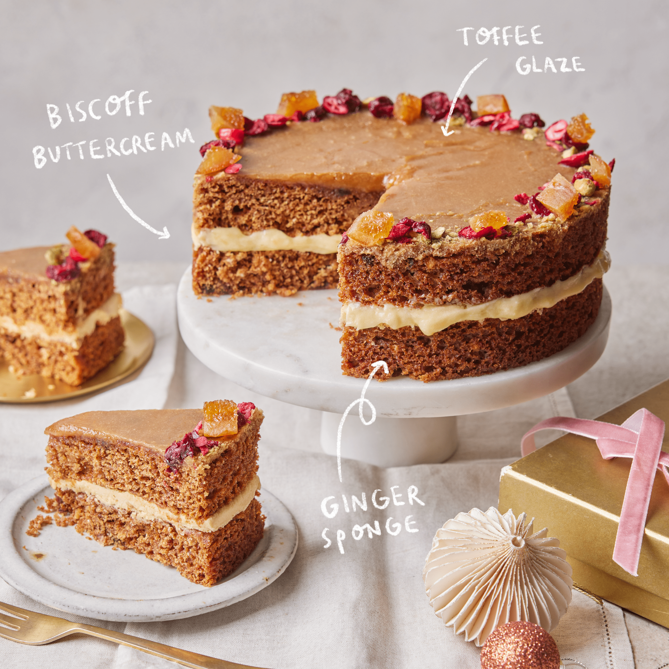 Christmas Gingerbread Cake