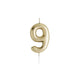 Cutter & Squidge Gold Number Candles