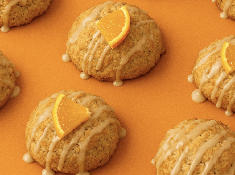 Orange and Earl Grey Scone with Orange Glaze Recipe