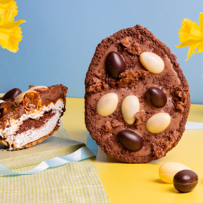 Cutter & Squidge Filled Egg Half Marshmallow Cookie Easter Egg