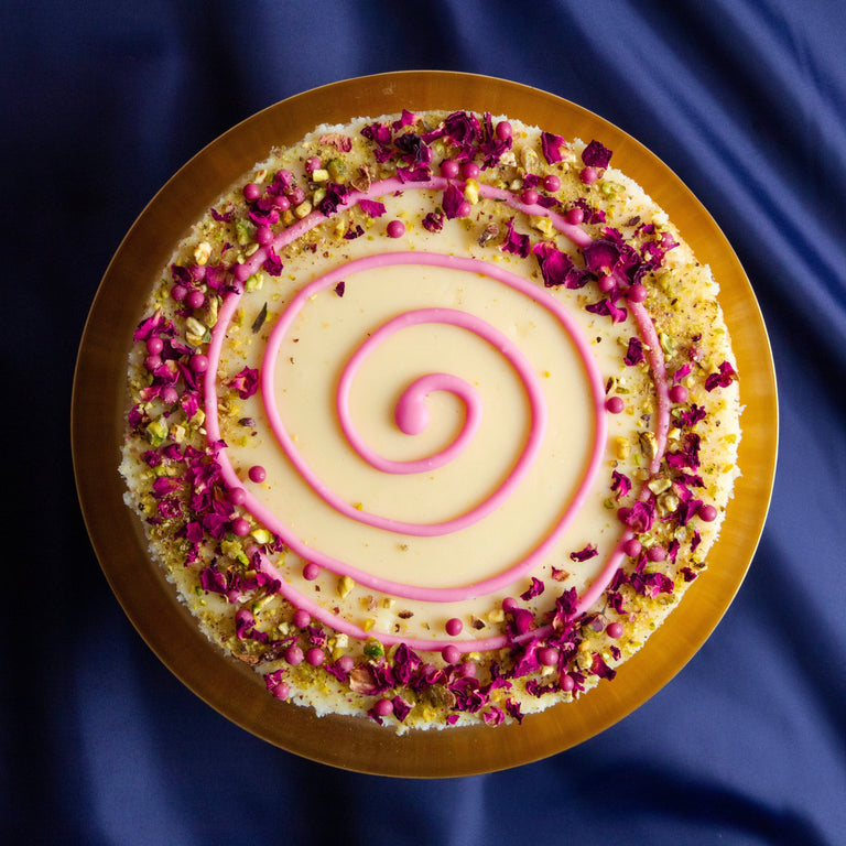 Cutter & Squidge Ramadan Rose, Pistachio and Milk Cake