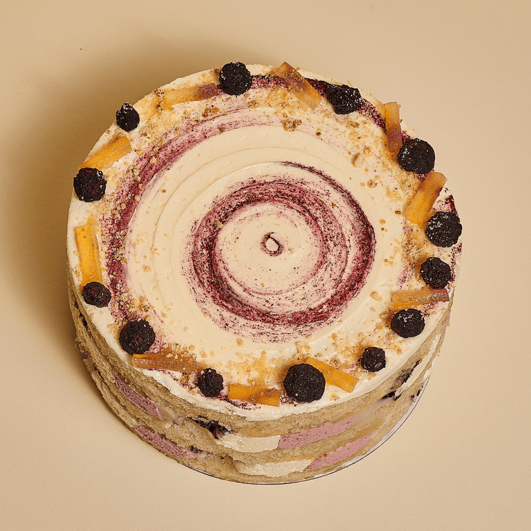 Cutter & Squidge Vegan Blueberry Lemon Cheesecake