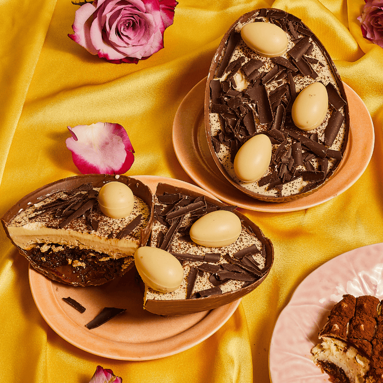 Cutter & Squidge Filled Egg Half Tiramisu Easter Egg