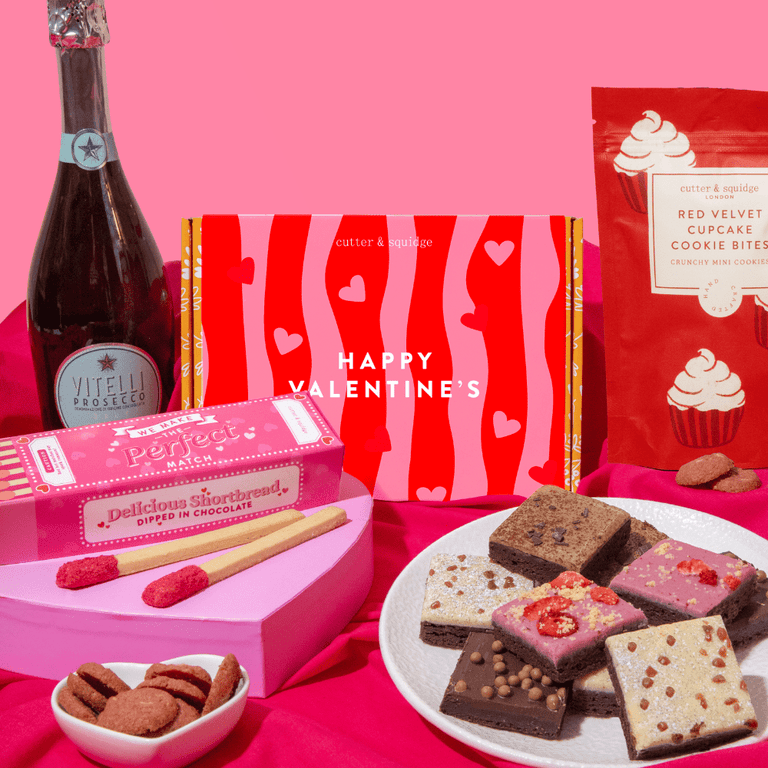 Cutter & Squidge One Hamper Luxury Valentine's Day Hamper