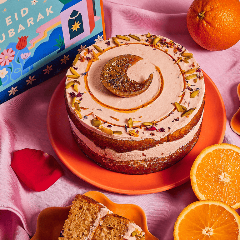 Cutter & Squidge Small (6") / Without Tin Eid Honey & Rose Basbousa Cake