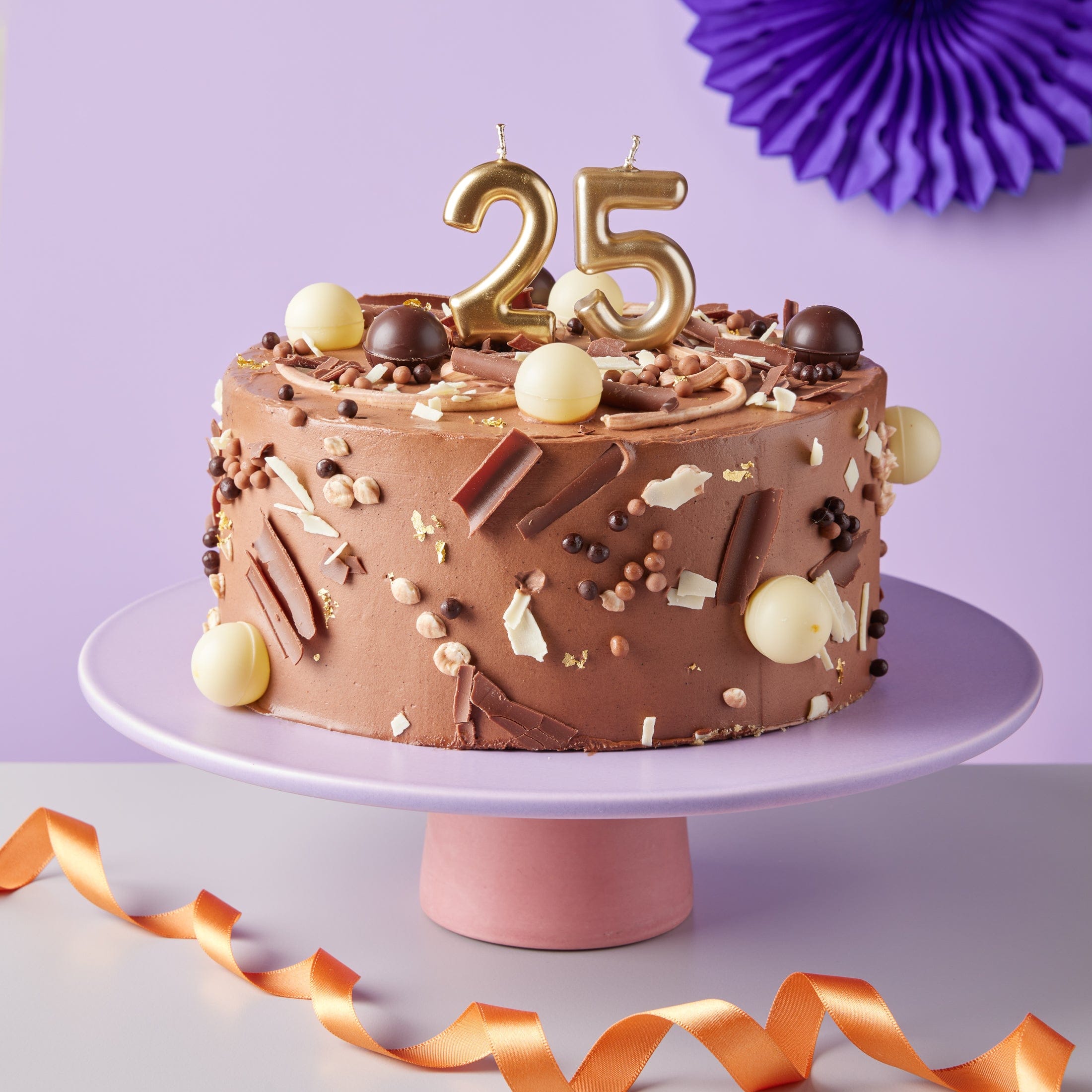 Triple Chocolate Birthday Cake