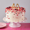Cutter & Squidge Berry Sprinkle Numbered Birthday Cake