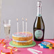 Cutter & Squidge Birthday Rainbow Sprinkle / Bottle of Prosecco Happy Birthday Hamper