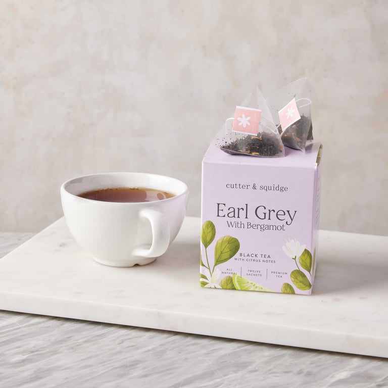 Cutter & Squidge One box of twelve sachets Earl Grey With Bergamot Premium Tea