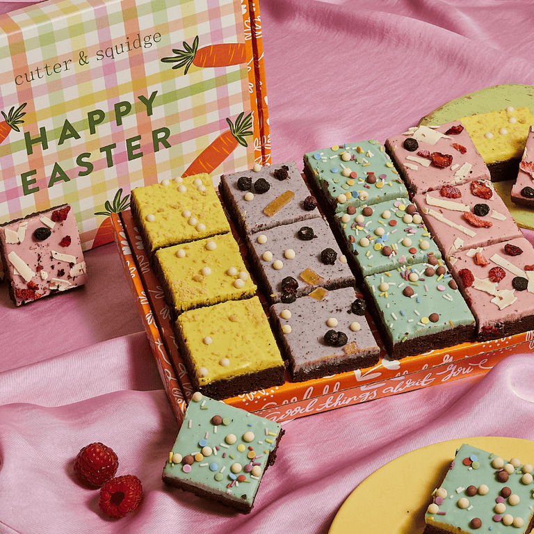 Cutter & Squidge Easter Mixed Mini Brownie Box