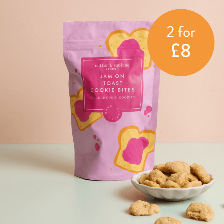 Cutter & Squidge Jam On Toast Cookie Bites