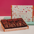 Cutter & Squidge 12 Pieces / Congratulations Gifting Sleeve Vegan Wheat-Free Mini Brownie Box