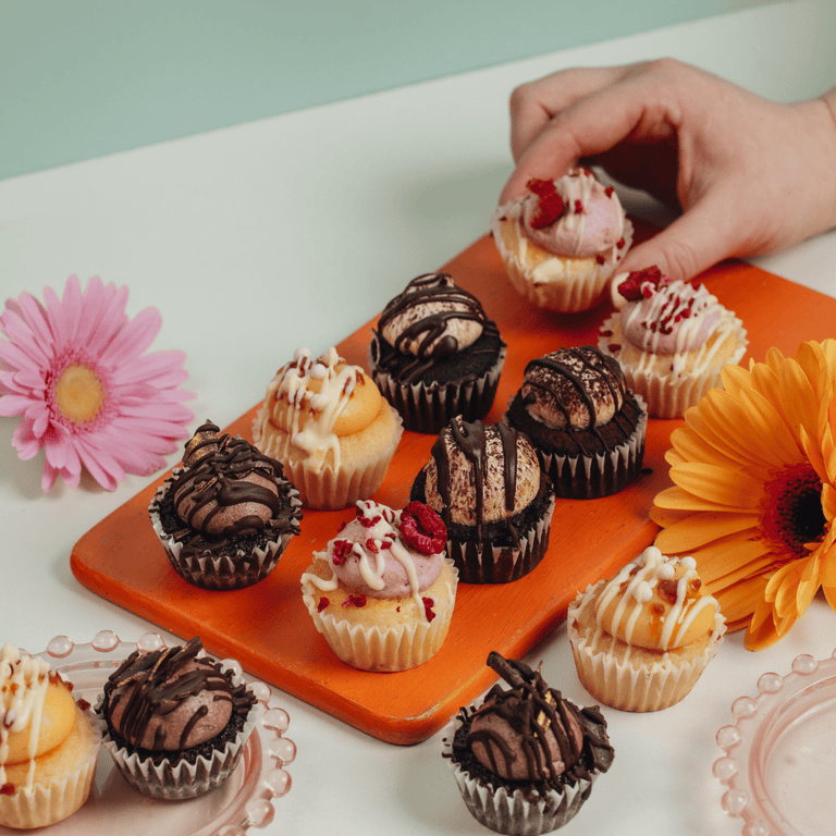 Cutter & Squidge Happy Birthday Mixed Mini Cupcake Box