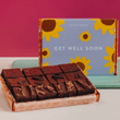 Cutter & Squidge 12 Pieces / Get Well Soon Gifting Sleeve Vegan Wheat-Free Mini Brownie Box