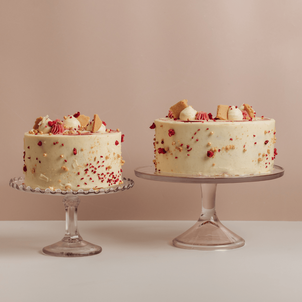 Raspberry White Chocolate Cheesecake Cake – Cutter & Squidge