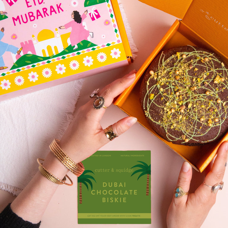 Cutter & Squidge Eid Giant Dubai Chocolate Biskie