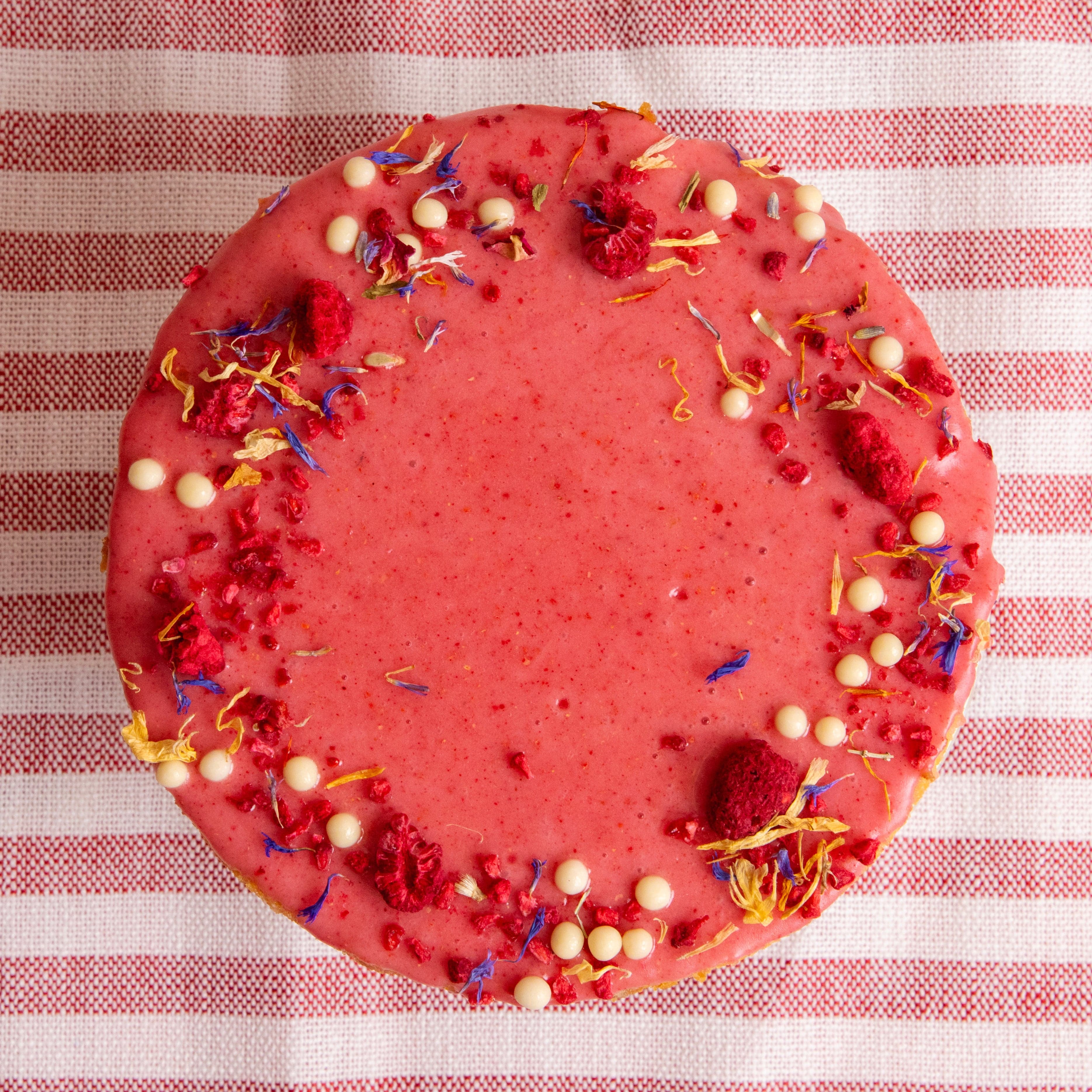 Raspberry & Elderflower Cake – Cutter & Squidge