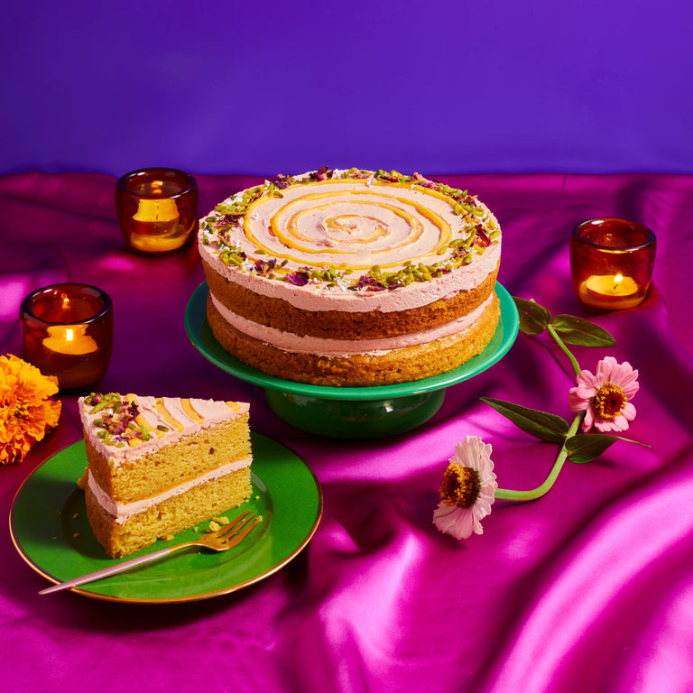 Cutter & Squidge Small (6") / Without Tin Diwali Mango Gulab Jamun Cake