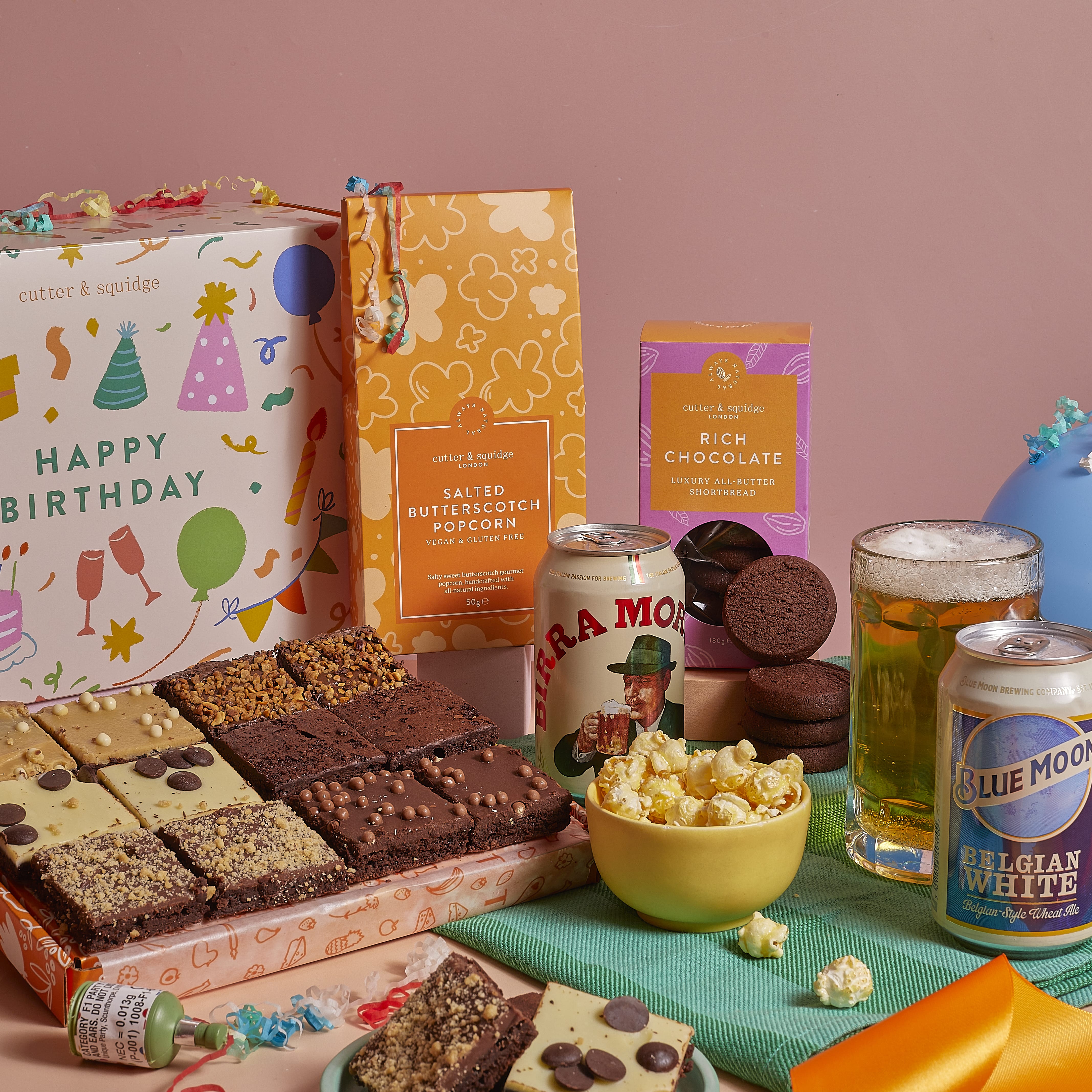 Brownies and Beer Gift Hamper – Cutter & Squidge