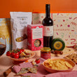 Cutter & Squidge One Hamper / Congratulations Gifting Sleeve Red Wine and Cheese Hamper