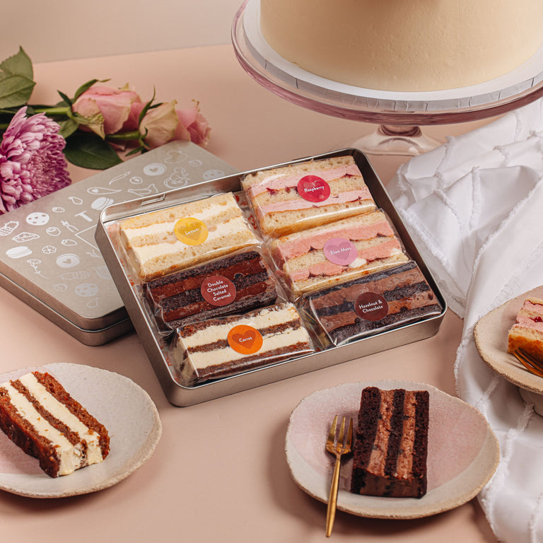 Cutter & Squidge No Drink Signature Wedding Cake Sample Box