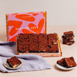 Cutter & Squidge Sending Love Gifting Sleeve Caramel Frappuccino Brownie Box