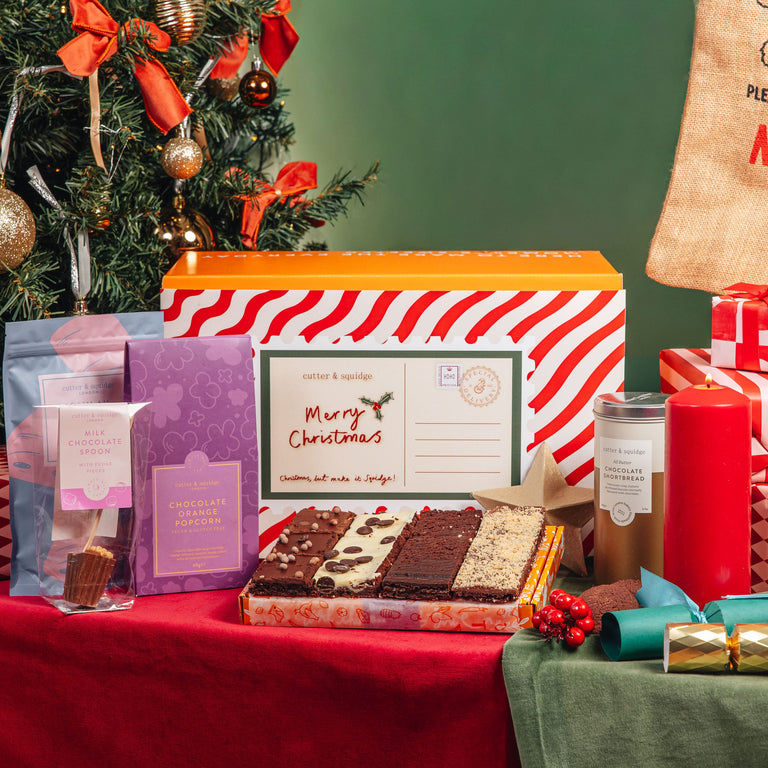Cutter & Squidge One Hamper Christmas Chocoholics Celebration Hamper