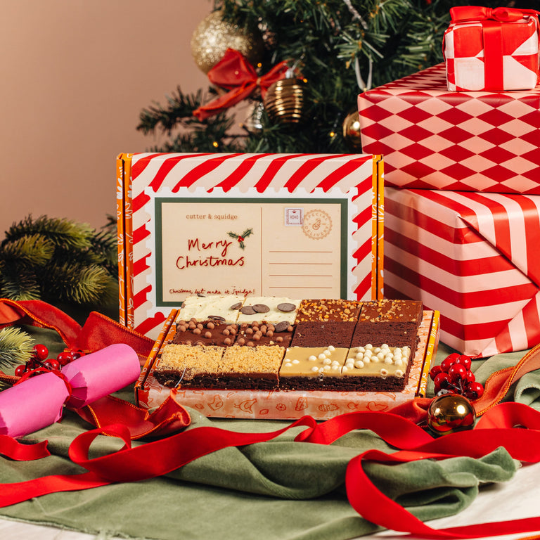 Cutter & Squidge Christmas Mixed Mini Brownie Box