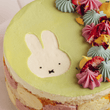 Cutter & Squidge Small (6" Diameter) Miffy Strawberry & Peach Melba Cake