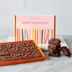 Cutter & Squidge 12 Pieces / Classic Chocolate Happy Birthday Brownies Happy Birthday Mini Brownies