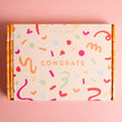 Cutter & Squidge Congratulations No Nut Flavours Mixed Mini Brownie Box