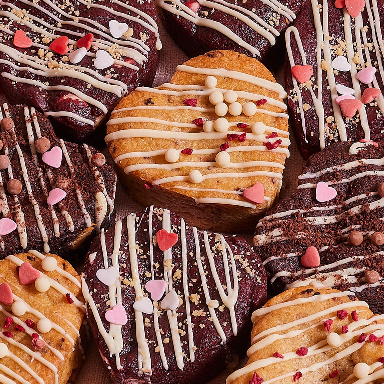 Cutter & Squidge Valentines Heart Shaped Cookie Pie Trio