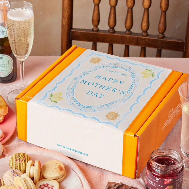 Cutter & Squidge Tea for Two Mother's Day Vegan and Wheat-Free Afternoon Tea with Prosecco