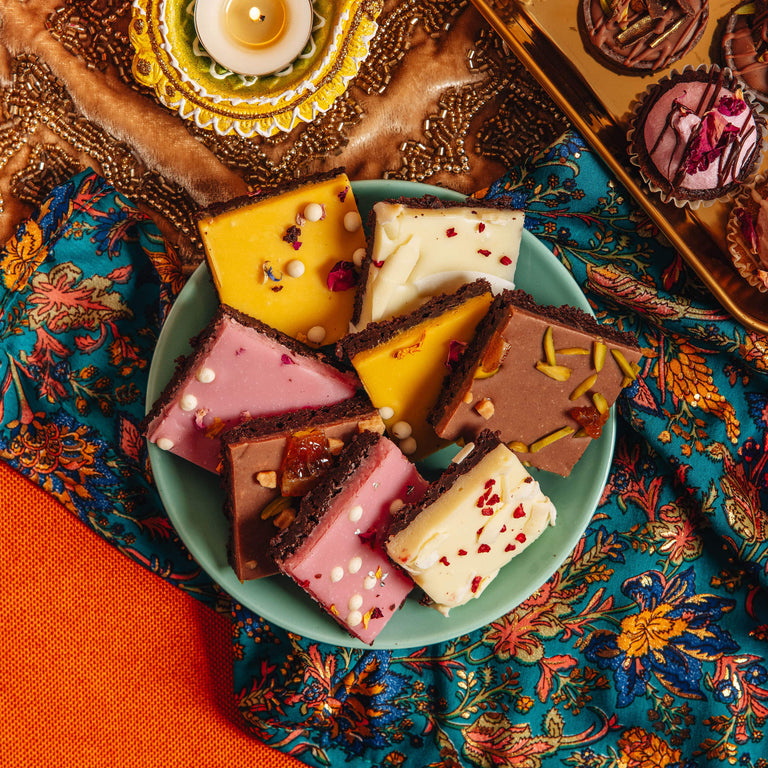 Cutter & Squidge Diwali Mixed Mini Brownies