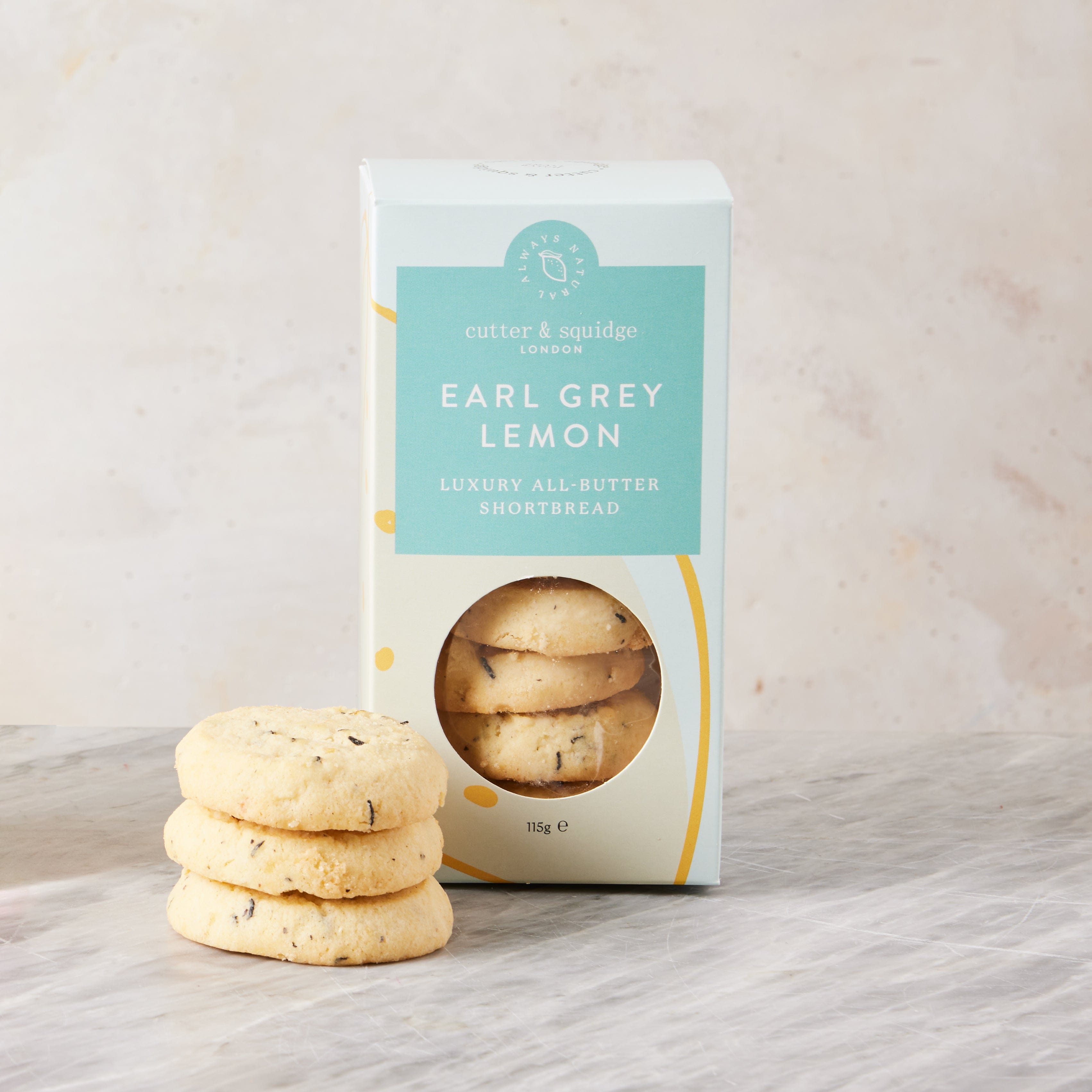 Earl Grey Lemon Shortbread – Cutter & Squidge