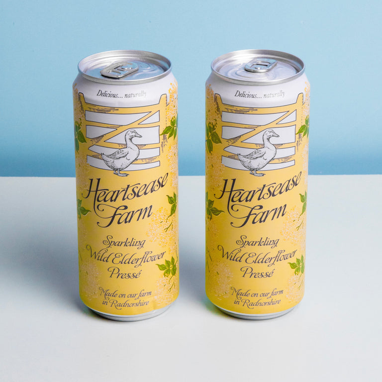 Cutter & Squidge Two x 330ml Cans Sparkling Wild Elderflower Pressé