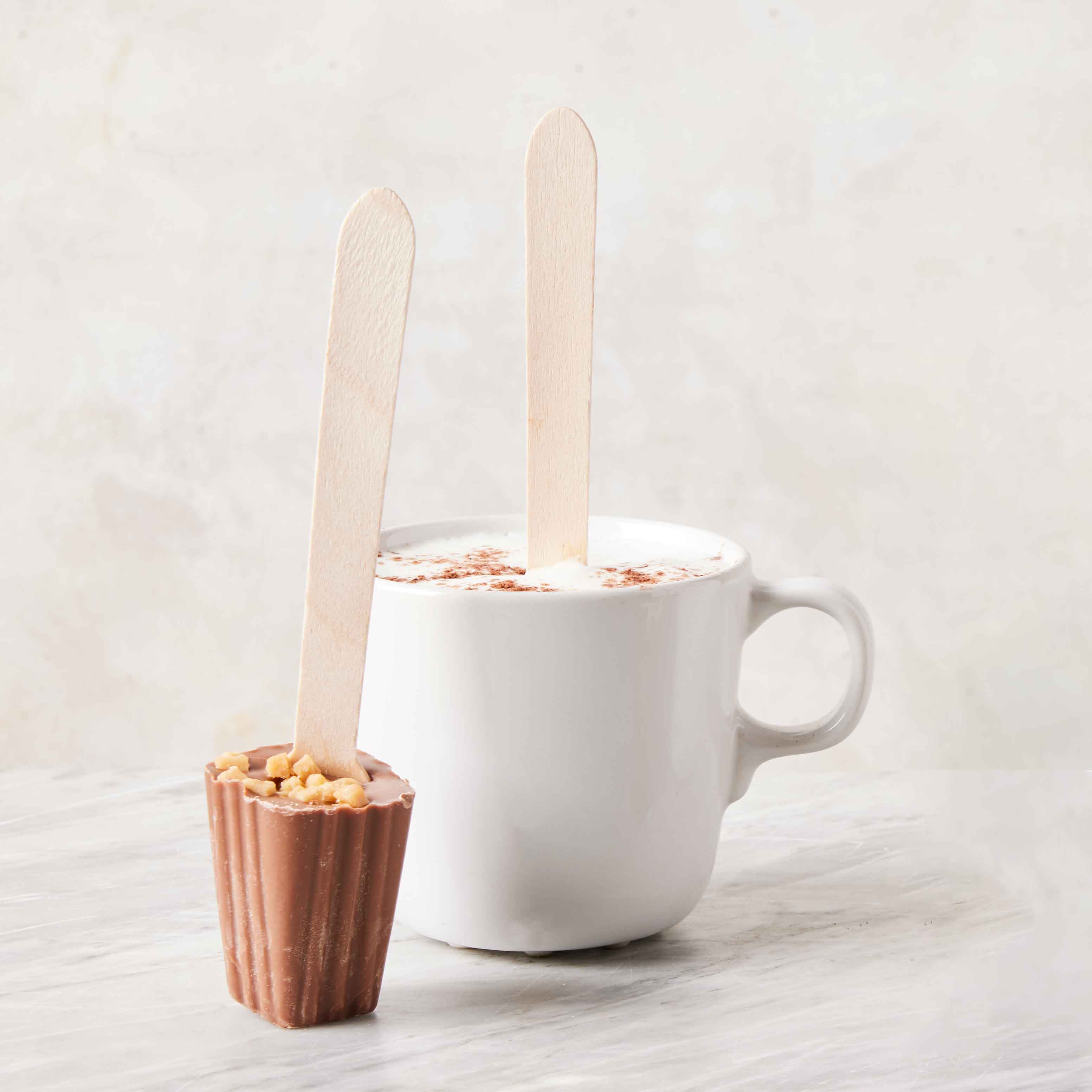 Chocolate Fudge Hot Chocolate Spoon Duo