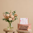 Fast Bundle Freddie's Choice Flowers and Ultimate Fudge Brownies Gift Set