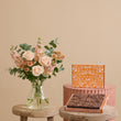 Fast Bundle Freddie's Choice Flowers and Ultimate Fudge Brownies Gift Set