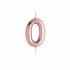 Rose Gold Number Candles