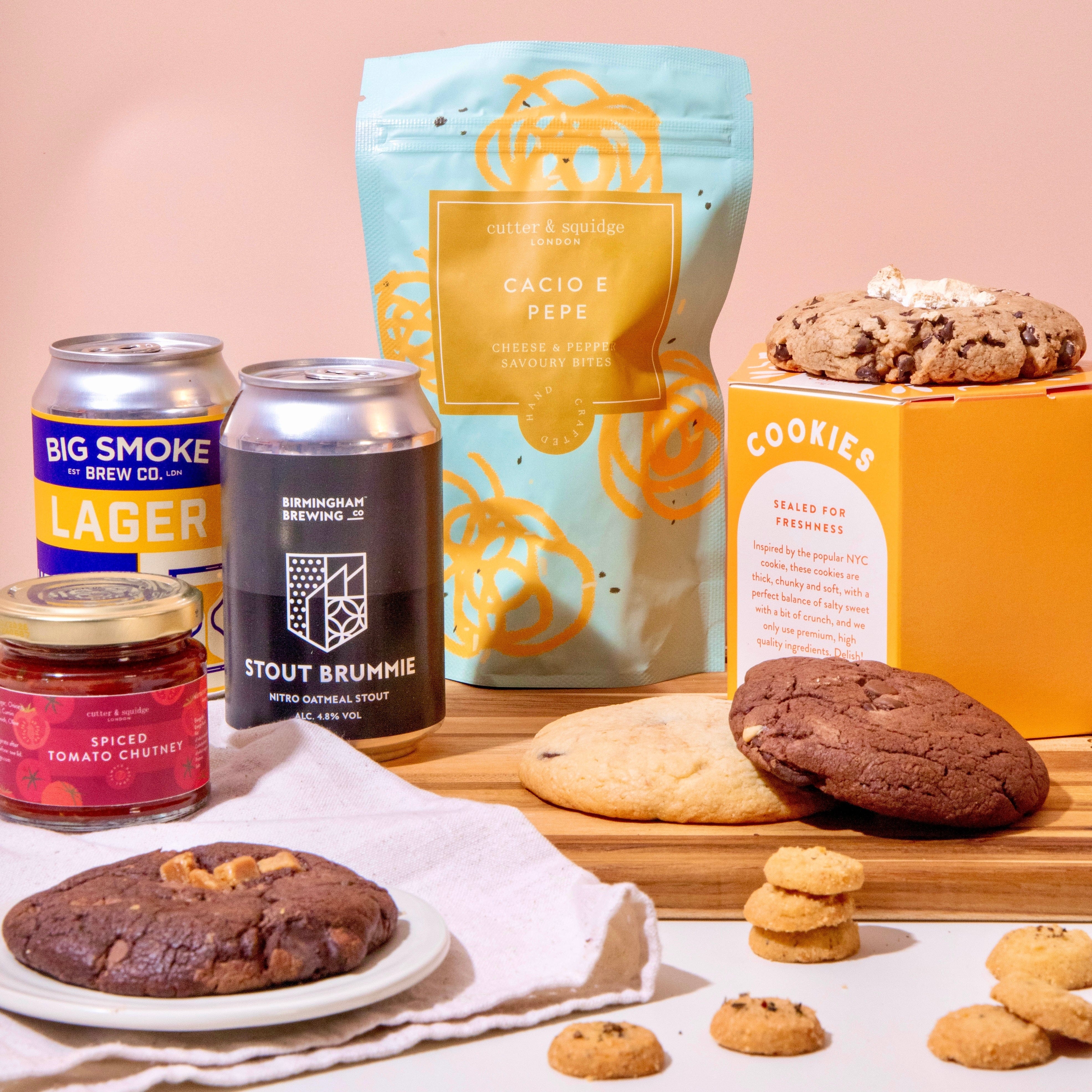 Craft Beer & Snacks Hamper – Cutter & Squidge