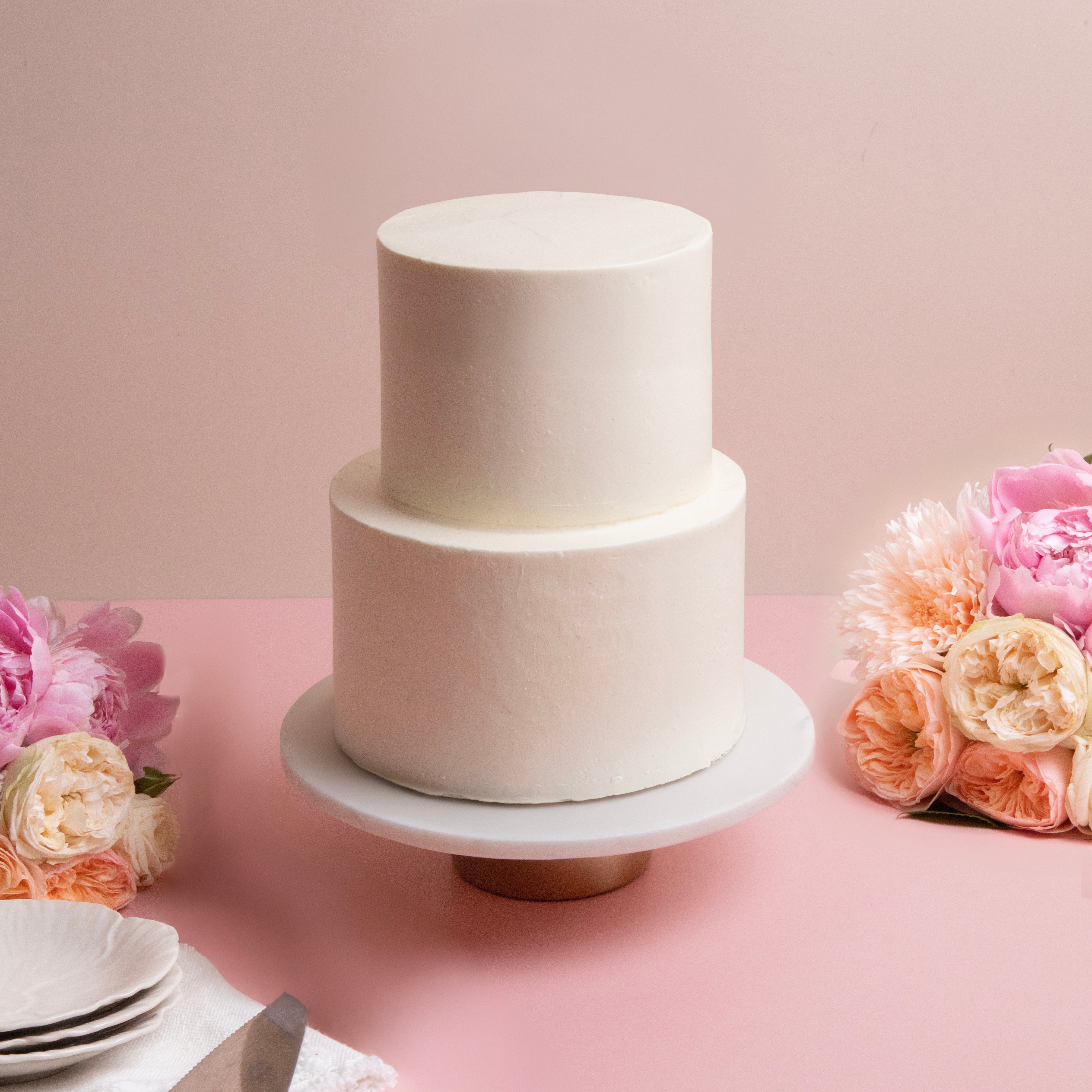 Two Tier Wedding Cake