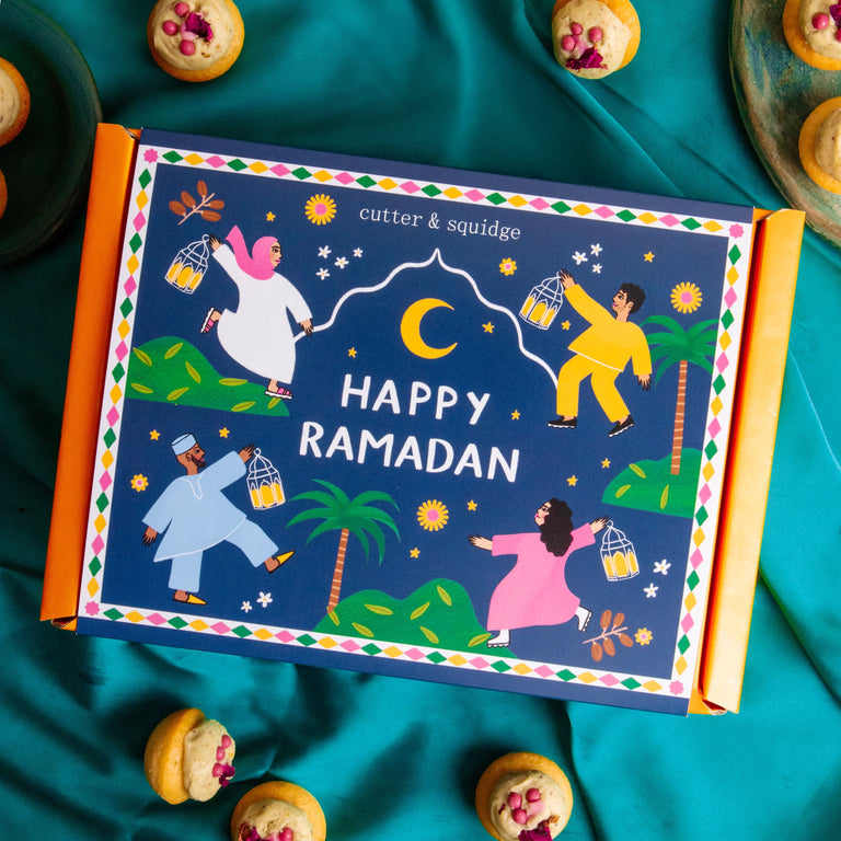 Cutter & Squidge Ramadan Rose & Pistachio Cupcake Box