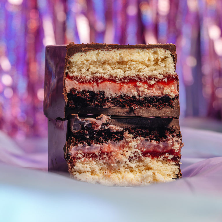 Cutter & Squidge Neopolitan Crack Cake Bar