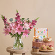 Fast Bundle Pear Drop and Afternoon Tea Signature Gift with Vase