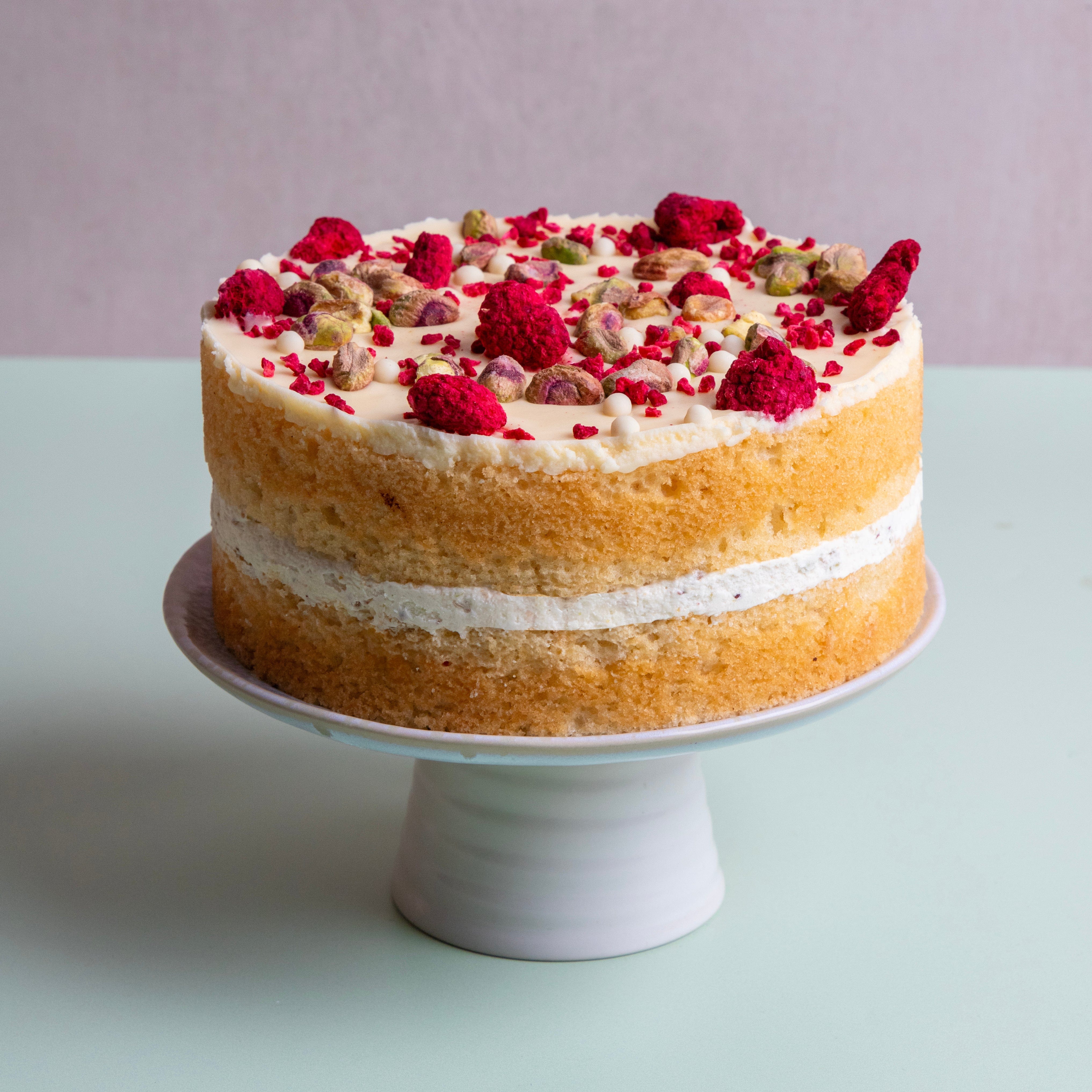 Passionfruit Pistachio Cake