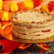 Cutter & Squidge Pistachio & Strawberry Rasmalai Cake
