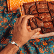 Cutter & Squidge Raksha Bandhan - Ultimate Fudge Brownies and Bracelet Combo